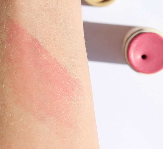 Vegan Blush Stick - Hydrating, Multi-Use Cream Blush for Cheeks, Natural, Organic ingredients, Plastic-free packaging | River Organics 0.50 oz. (Bloom)