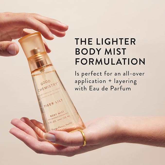 Good Chemistry Unknown Legend Body Mist 5 fl oz - Light, Woody Spray with Eucalyptus, Violet Leaf, & Charcoal Santal - Warm, Clean & Vegan