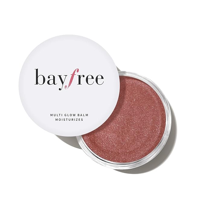 bayfree Cream Blush for Cheeks Radiant Finish, Hydrating, Creamy, Lightweight & Blendable Color, Vegan & Smooth Lip Color Balm, Hydrating Vitamin E