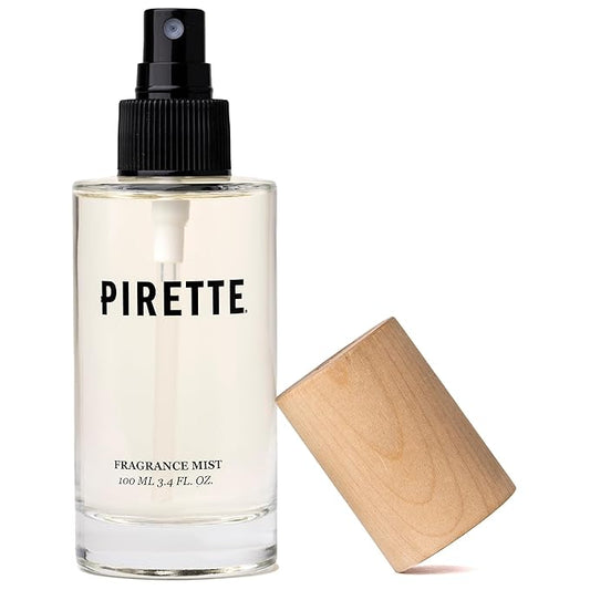 PIRETTE Fragrance Mist, Clean Vegan Hair & Body Spray with Fresh Green Coconut, Surf Wax & Sunscreen Notes, Daily Hair Perfume & Body Mist, Beachy Women’s Fragrances Made in USA, 3.4 fl oz