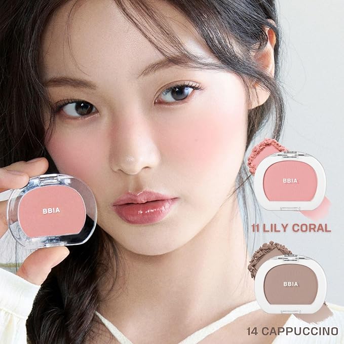 BBIA Last Blush NEW 15 Colors - Cheek Blush Shaping Shading Contour & Highlight Long-Lasting Matte Finish Natural Shades Buildable & Blendable Daily Korean Face Makeup (15 CINNAMON ROSE, Pack of 1)