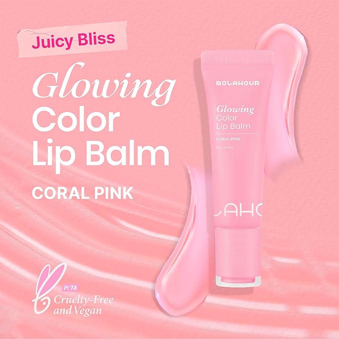 Glowing Color Lip Balm (Coral Pink)