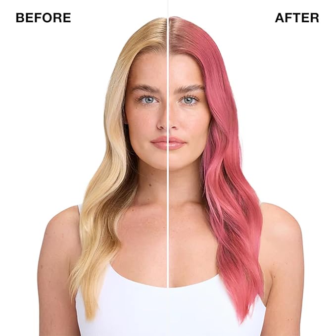 IGK Strawberry Milkshake Color Depositing + Conditioning Hair Mask | Soft Rose Gold - Pink Tones | Hydrating Semi-Permanent Gloss Toner Treatment