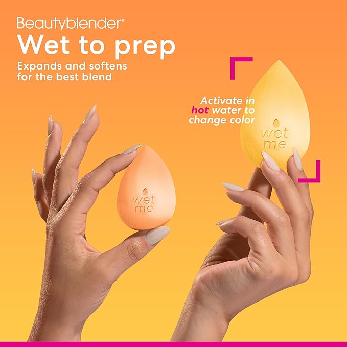 Beautyblender® | Beam Beauty Blender Makeup Sponge, Super-Soft Foam Easily Blends Foundations, Powders & Creams, Made in USA, Reusable, Washable, Streak Free Application, Vegan, Cruelty Free