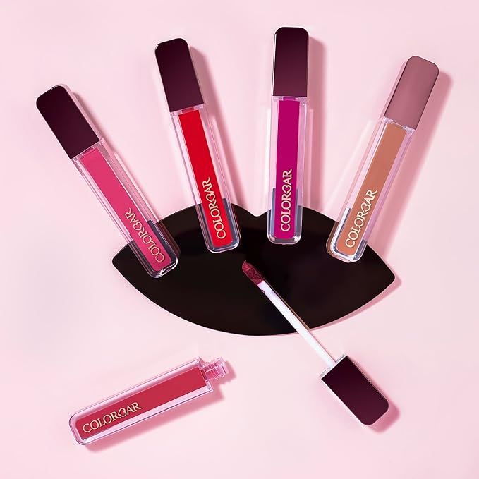 Colorbar Powerkiss Vegan Matte Lipcolor - Hydrating Matte Lipstick - Talc-Free and Highly Pigmented Liquid Lipstick - 001 Show Down - 0.16 oz