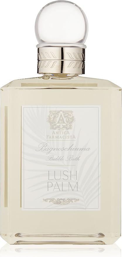 Antica Farmacista Bubble Bath - Relaxing Foam Bath with Honey, Jojoba Oil & Aloe Vera - Luxury Gift for Any Occasion - Lush Palm, 16 fl oz
