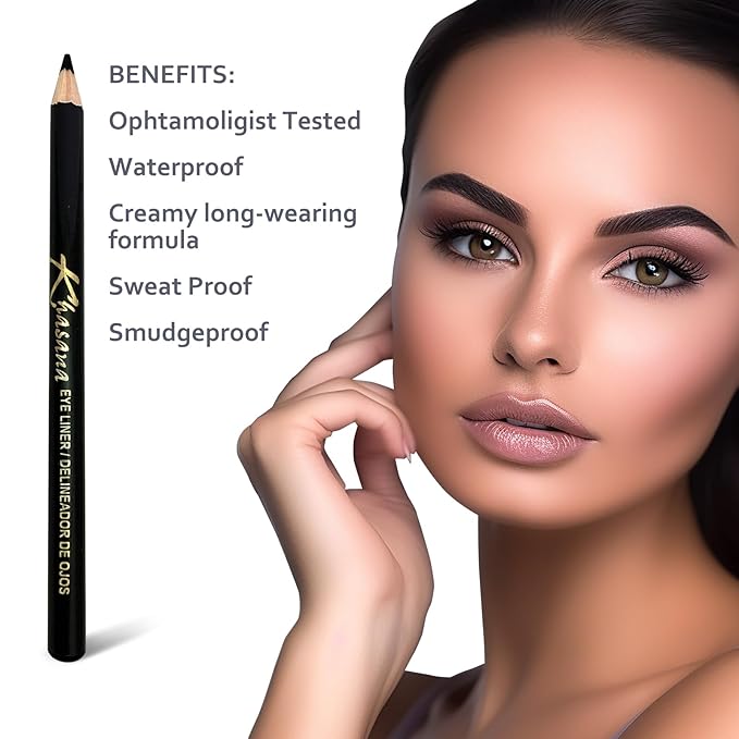 Eyeliner Pencil, Glide On, Waterproof, Ultra Smooth & Creamy Application, Long-Lasting, Matte Finish Versatility, Smudge-Proof, Ophthalmologist Tested, Cruelty Free & Vegan, #13 Summer Pink