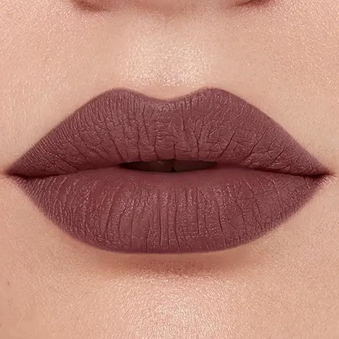 about-face Matte Fix Lip Pencil Paper Romance – Long-Wear, Creamy Matte Lip Liner with Hyaluronic Acid & Vitamins C & E – Vegan, Cruelty-Free, Clean Beauty – 0.042 oz (Rosewood)