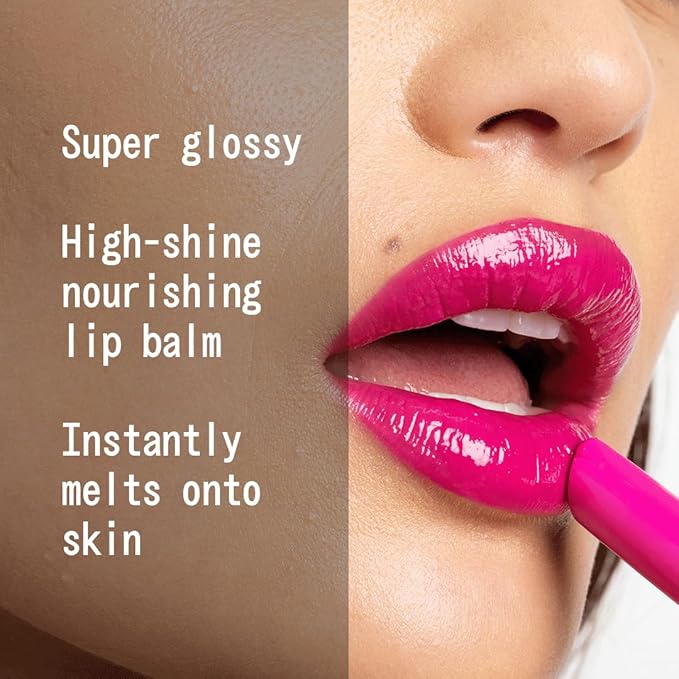 about-face Cherry Pick Lip Color Butter – High-Shine, Hydrating Lip Balm with Pomegranate Flower Extract & Cherry Butter – Vegan, Cruelty-Free, Clean Beauty – 0.06 oz (Dragonfruit Fusion, Hot Fuschia)