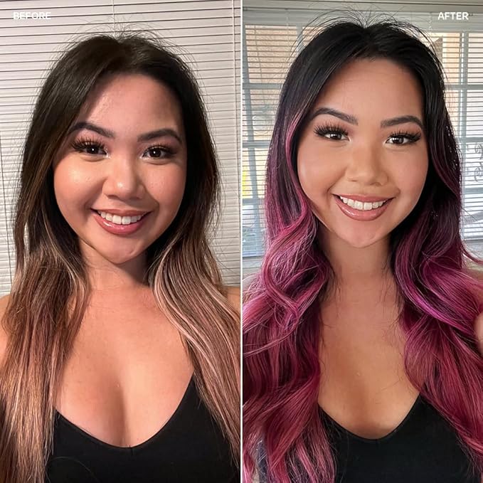 Overtone Daily Color Depositing Conditioner for Hair, Magenta Majesty:Temporary Pigment with Shea, Coconut & Avocado Oils, Hydrating, Vegan & Cruelty-Free, All Hair Types, 4.5oz.