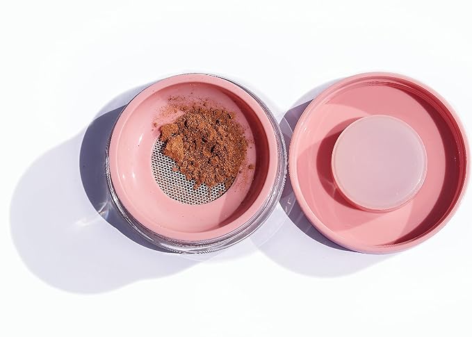 The Good Mineral Loves-You-Back 3in1 Mineral Powder Foundation (CARAMEL 3) | Designed for acne-prone, sensitive skin for Natural Coverage with calming Zinc Oxide + Kaolin Clay | Vegan + Cruelty Free