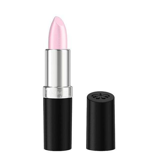 Rimmel Lasting Finish Lipstick | Up to 8 Hours of Intense Lip Color with Color Protect Technology and Exclusive Black Diamond Complex | 0.14 fl oz (Pack of 1) | 002 Candy