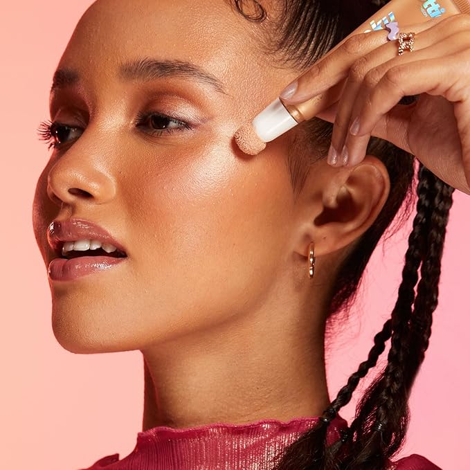 Lottie London Cheeky Glow in Champagne Drip, Liquid Blush & Sheer Highlighter, Buildable Formula Infused with Hyaluronic Acid, Vegan & Cruelty-free