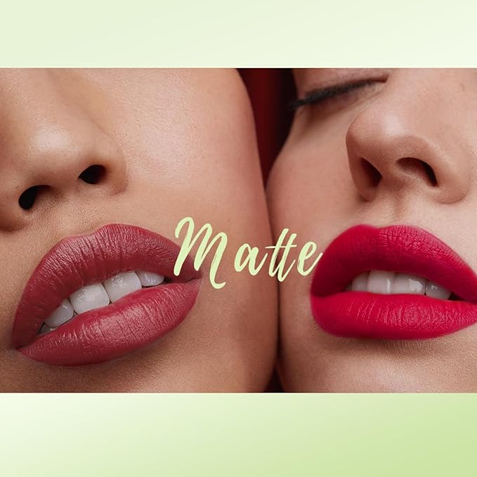 ZUK Matte Liquid Lipstick for Women, Long Lasting Lipstick, Highly Pigmented Lip Stain, Smudge-proof, Waterproof, Cruelty-free and Vegan