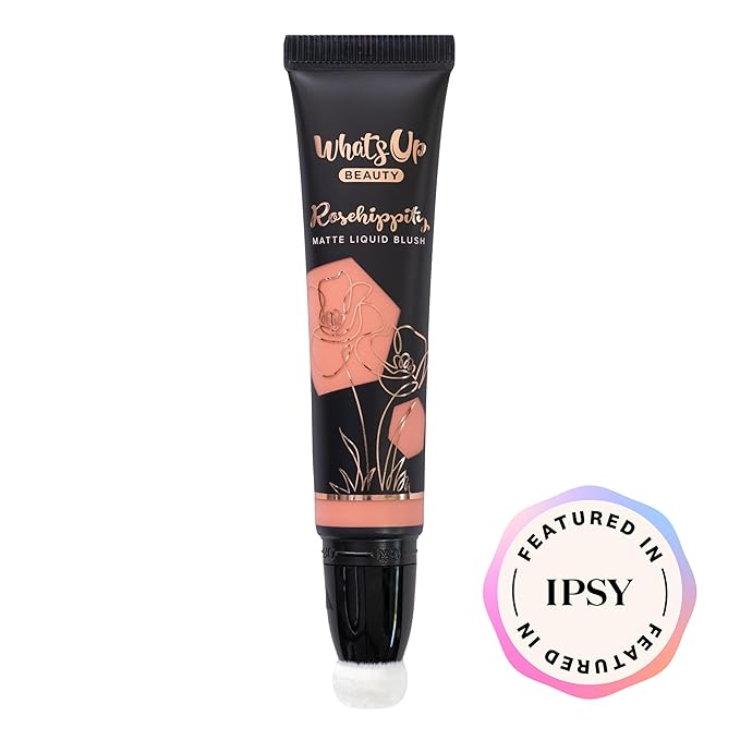 Whats Up Beauty - Rosehippity Matte Liquid Blush - Shade Osiana Clean Cruelty Free Vegan Skin-Loving Ingredients Cheek Makeup