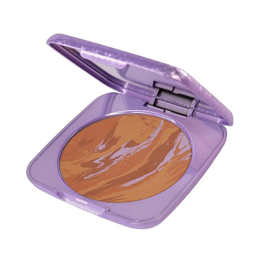 Whats Up Beauty - Cheeque Terre Bronzer - Shade 30 Tan Clean Cruelty Free Vegan Natural Made in Italy Niacinamide Hyaluronic Acid Actives Cheek Makeup
