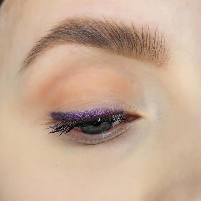 Sandstone Scandinavia Hypoallergenic Waterproof Metallic Eyeliner Pencil – Purple – Fragrance-Free, Vegan – Smudge-Proof Eye Liner for Sensitive Eyes