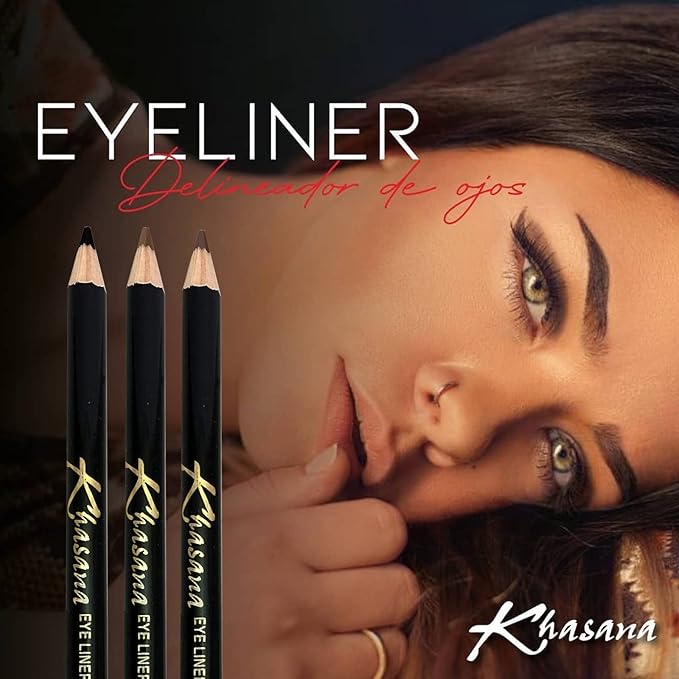 Eyeliner Pencil, Glide On, Waterproof, Ultra Smooth & Creamy Application, Long-Lasting, Matte Finish Versatility, Smudge-Proof, Ophthalmologist Tested, Cruelty Free & Vegan, #14 Light Brown