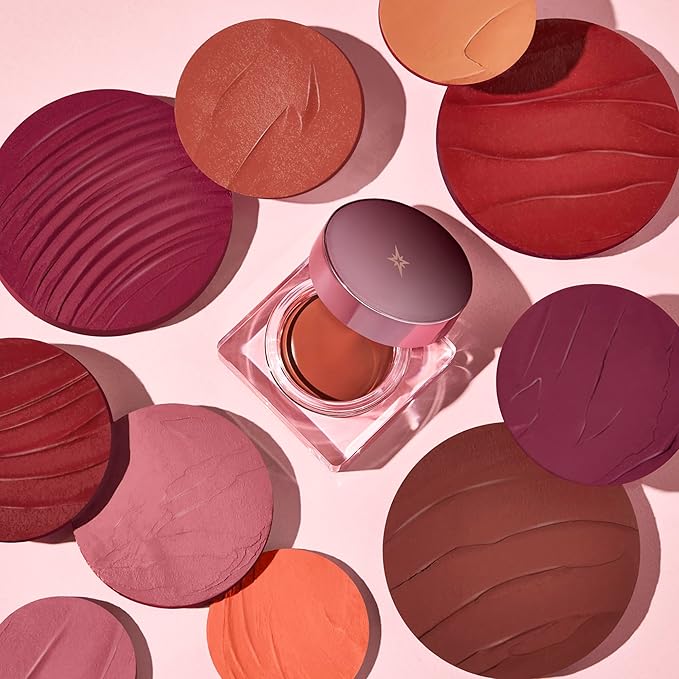 Colorbar Sinful Lip N Cheek Mousse Tint - Powder Matte Blush for Cheeks and Tinted Lip Balm - 2 in 1 Weightless Formula - 003 Coco Berry - 0.14 oz