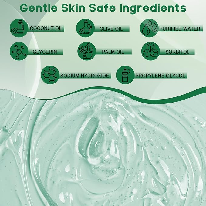 2lb Glycerin Soap Base - Unscented Melt and Pour Soap Base for DIY Crafting, Easy to Cut, Vegan and Cruelty-Free, Moisturizing and Gentle on Skin for Soap Making Supplies (Transparent, 2 Pound)