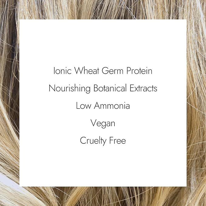 Ion Permanent Creme Hair Color 10V Lightest Cool Blonde, Vegan, Cruelty Free, PPD Free, 100% Gray Coverage, Long Lasting, Fade Resistant Color, 2.05 oz