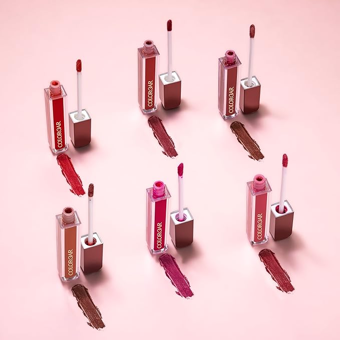 Colorbar Powerkiss Vegan Matte Lipcolor - Hydrating Matte Lipstick - Talc-Free and Highly Pigmented Liquid Lipstick - 001 Show Down - 0.16 oz