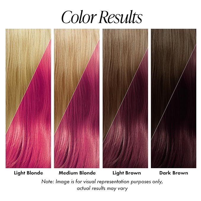 Adore Semi Permanent Hair Color (142 Pink Blush) | Vegan & Cruelty-Free Pink Hair Dye | No Ammonia, No Peroxide, No Alcohol | 4 Fl Oz