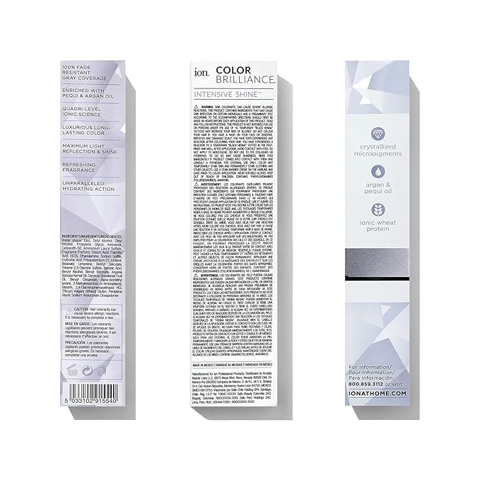 Ion Ash Blonde Permanent Creme Hair Color HL-B Hi Lift