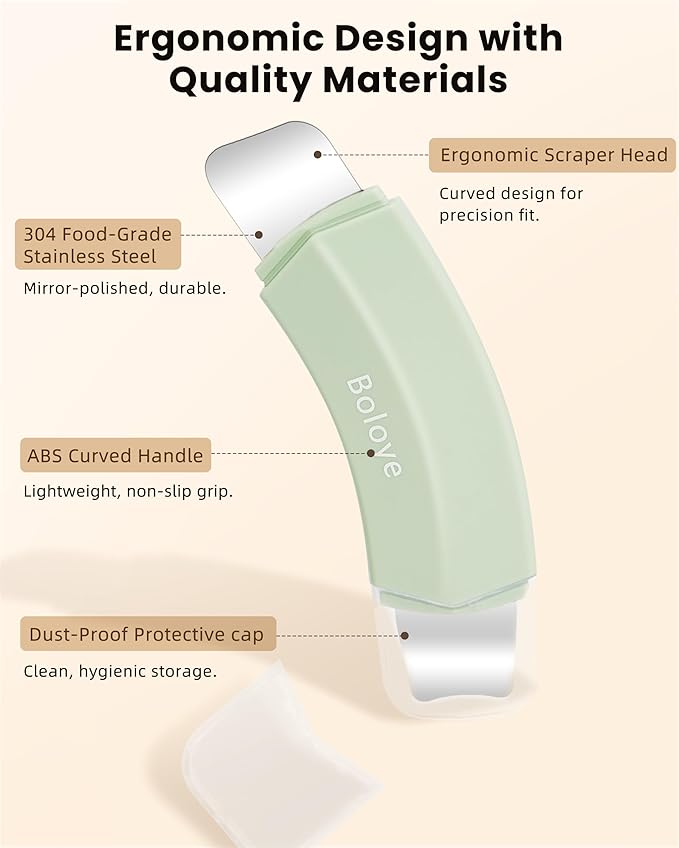 Blackhead Remover Tool – Dual-Head Face Scraper & Pore Cleaner for Deep Facial Cleansing, Nose Scraper for Nose & T-Zone, Skin Care Tool for Men and Women