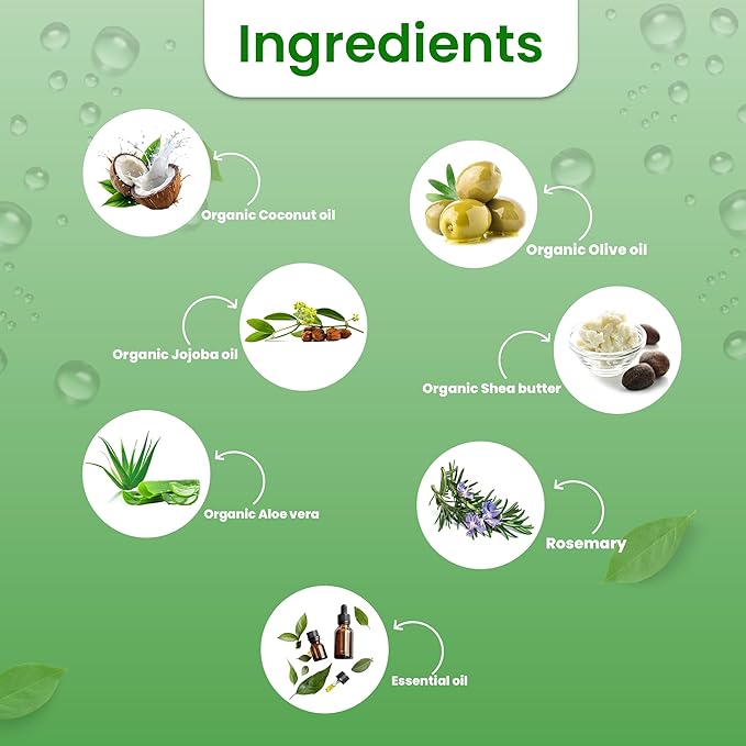 Vegan Body Wash with non toxic, Organic Ingredients | Made in USA |Great for Delicate Skin | Paraben free, gluten free, sulfate free| Moisturizing with organic Aloe & Shea Butter (Lemongrass)
