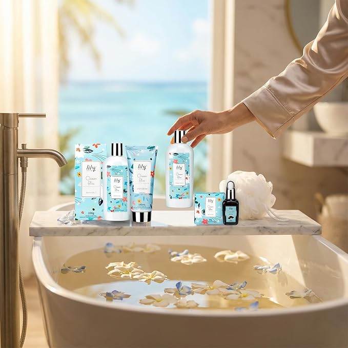 Mothers Day Gifts for Women - XXXL Bag Spa Gift Set for Mom, Luxury Bath and Body Gift Bag Set for Women, Spa Kit Gift, Valentines Day Gift, Birthday, Christmas Gifts, Spa Bath Gift Set for Holiday