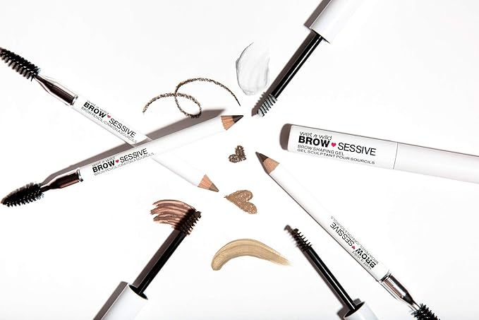 wet n wild Brow-Sessive Brow_Pencil, Ultra-Precise Dual Ended Spoolie Brush for Perfect Buidlable Blendable Shaping, Natural Lasting Shades for Every Brow, Cruelty-Free & Vegan - Taupe (Pack of 2)