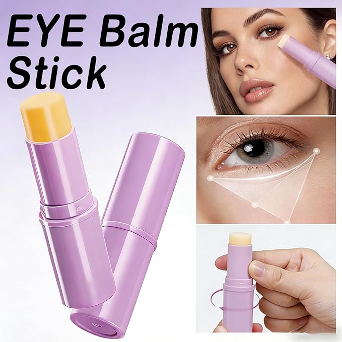 3Pcs Eye Balm Stick | Moisture Under Eye Brightener Balm Stick | Hydrating Stick & Multi-Purpose Smooths Cream Wrinkles-Restore and Hydrate - Vegan Skincare