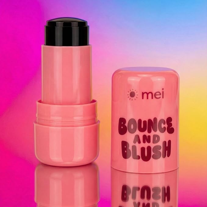 Mei Apothecary Bounce & Blush Jelly Blusher Stick, Black Honey Blush for Cheeks and Lips, Buildable Dewy