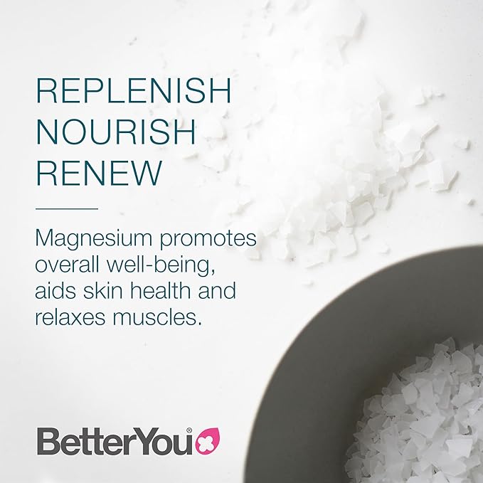 BetterYou Original Flakes with Gel Bundle - Magnesium Flakes and Magnesium Body Gel - Bath Salts and Body Moisturizer - Soothe Tired Muscles - 2 pc