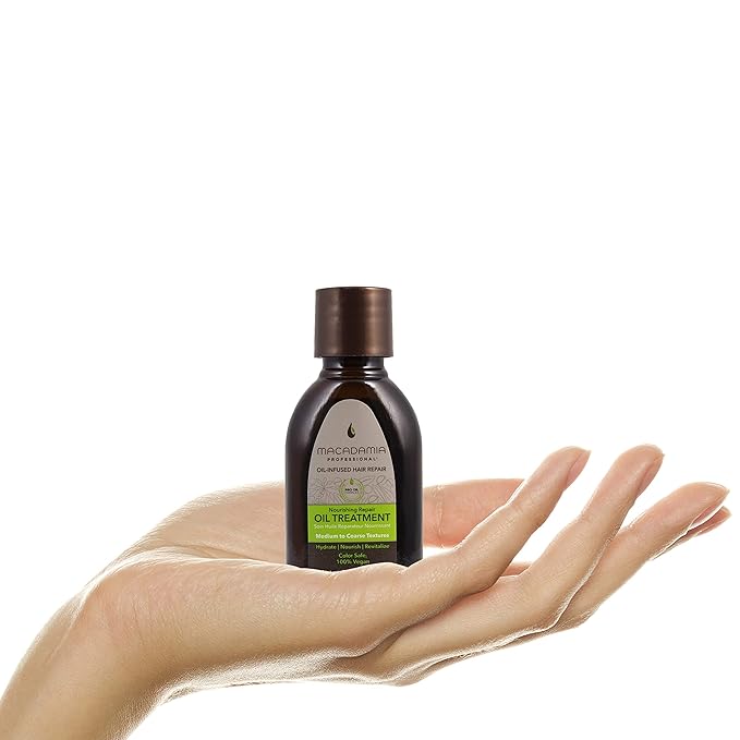 Macadamia Professional Nourishing Hair Repair Oil Treatment – Hair Care Sulfate & Paraben Free Natural Organic Cruelty-Free Vegan Hair Products, 0.9 oz
