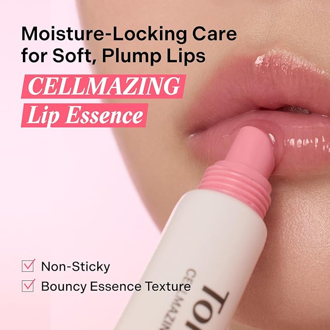 Torriden CELLMAZING Lip Essence 11ml (0.37 fl.oz) | Volumizing, Plump, Smooth, and Moisturized Lips | Collagen, Peptide | Hydrating Korean Lip Balm