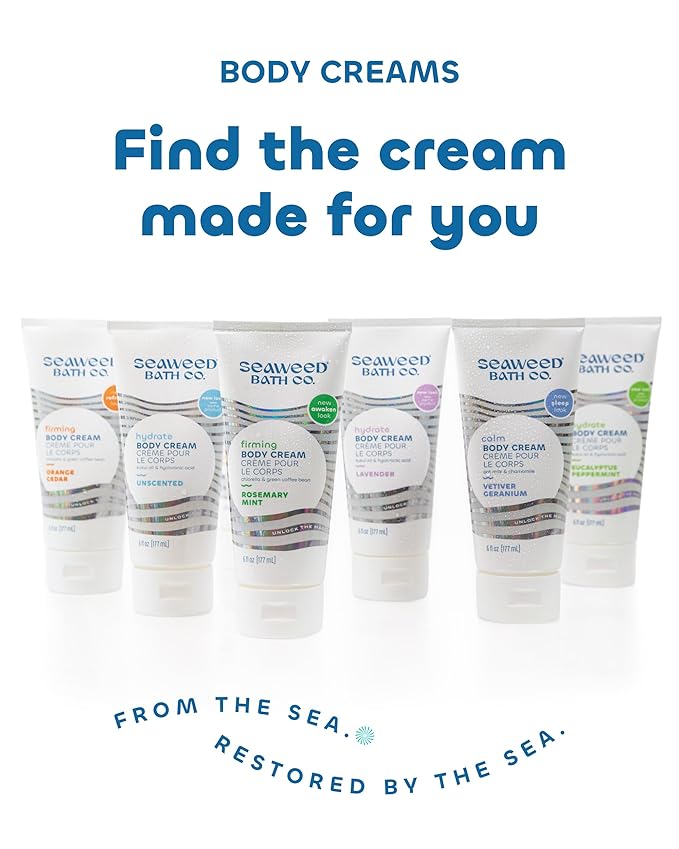 Seaweed Bath Company Cream Body Euc & Pprm, 6 fl oz
