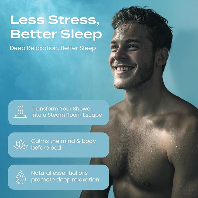Body Restore Shower Steamers Aromatherapy 30 Pack – Birthday Gifts for Women, Men, Easter Basket Stuffers, Stress Relief, Relaxation, Self Care – Collector’s Box