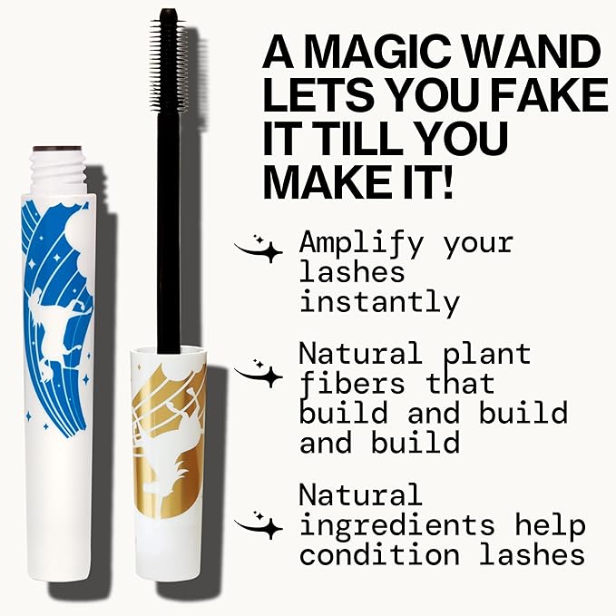 Pacifica Dream Big Mascara – Black Magic 7-in-1 Lash Extending Mascara, Twist-Adjust Brush for Length & Volume, Lash Serum Infused, Vegan Ophthalmologist tested