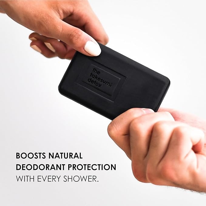 Kaia Naturals the takesumi detox® the underarm bar – 5 oz/140g, Charcoal Bar Soap with Apple Cider Vinegar for Odor Control and Natural Deodorant Support