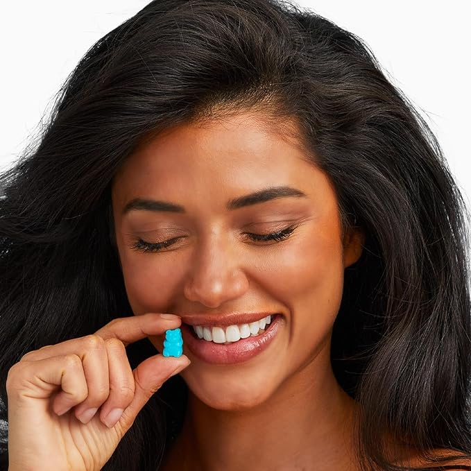 Sugarbear Hair Vitamin Gummy 2 Month Supply Extra Strength Biotin 6000mcg, Growth for Men & Women, Vegan Vitamin B12, MSM, Inositol, Omega 3, Elderberry, Certified Kosher, Halal, Cruelty-Free