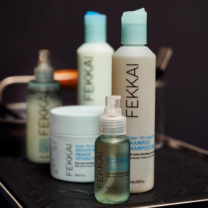 FEKKAI Super Strength+ Protein PowerBond Mist - 5 oz - Hydrates & Repairs for 2X Stronger & 10X Smoother Hair - Free of Sulfates, Parabens, Phthalates - Vegan, Cruelty-Free