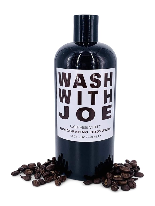 CoffeeMint - Coffee and Peppermint Body Wash for Women & Men - Vegan Body Wash, Paraben Free Body wash, Cruelty Free body Wash, (16 oz) - by Wash with Joe