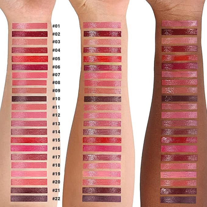 Kaely Longwear No-Budge Lipstick for Women, Highly Pigmented Liquid Lip Color Makeup, Non-Transfer Lip Gloss Stain Waterproof Smudge Proof 24 Hour, Instant Shine, Vegan & Cruelty-Free, 02 ROYA