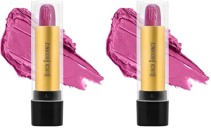 Black Radiance Perfect Tone Lipstick Lip Color, Purple Passion, 0.13 Ounce (Pack of 2)