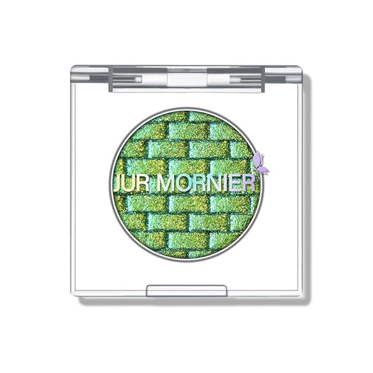Multichrome Eyeshadow,Duochrome Pearl Powder Smooth Pressed Vegan Glitter Eye Shadow Waterproof Creamy Formula,Multi-Reflective Finishes Glitter Metallic Eye Makeup (04)
