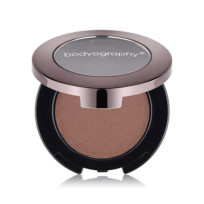Bodyography Expressions Eye Shadow – Shell (Purple Taupe (Satin)) | Multi-Functional, Long-Wearing Powder for Eyes, Cheeks & Brows | Buildable, Silky Finish | Vegan, Talc-Free