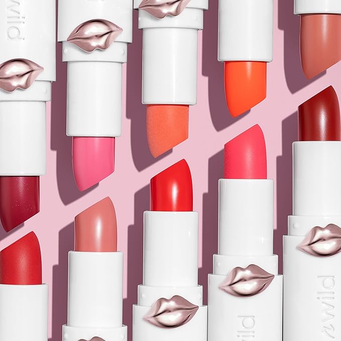 wet n wild Mega Last High-Shine Lipstick Lip Color,Infused with Seed Oils For a Nourishing High-Shine,Buildable & Blendable Creamy Color,Cruelty-Free & Vegan - Clothes Off,(Pack of 2)