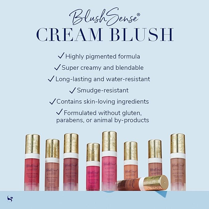 SeneGence BlushSense Cream Blush, Pink Berry, 0.25 Oz, Blendable Hydrating Formula with SenePlex+ for Anti-Aging Benefits, Enriched with Vitamins B & E